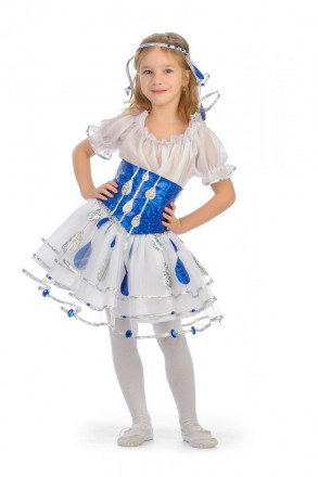 Дитячий карнавальний костюм для дівчинки «КАПЕЛЬКА».
Дитячий карнавальний костюм. . фото 4