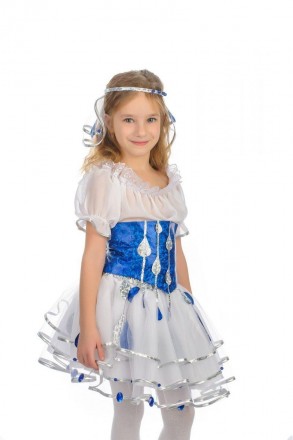 Детский карнавальный костюм для девочки «КАПЕЛЬКА».
Детский карнавальный костюм . . фото 2