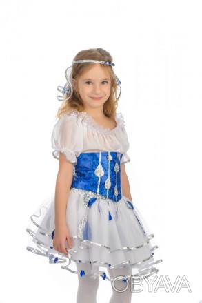 Детский карнавальный костюм для девочки «КАПЕЛЬКА».
Детский карнавальный костюм . . фото 1