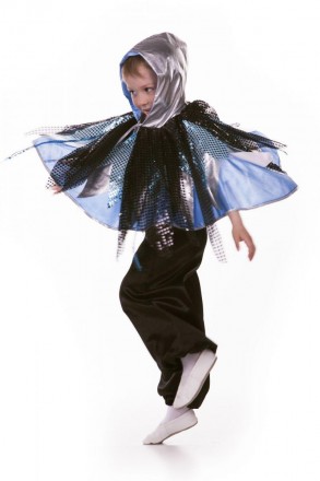 Детский карнавальный костюм Ветер, Ураган
В комплекте: брюки, накидка с капюшоно. . фото 3