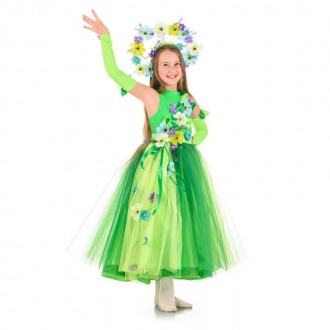 Детский карнавальный костюм "Весны"
В комплекте: головной убор, платье, перчатки. . фото 4