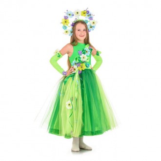 Детский карнавальный костюм "Весны"
В комплекте: головной убор, платье, перчатки. . фото 3