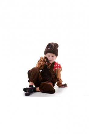 Детский карнавальный костюм Бурого медведя.
В комплекте: головной убор, комбинез. . фото 2