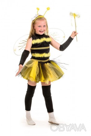 Дитячий карнавальний костюм Бджола
У комплекті: головний убір, блуза, рукавичка,. . фото 1