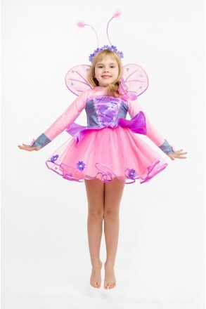 Карнавальний дитячий костюм метелик
Дитячий карнавальний костюм Метелик рожевий
. . фото 2