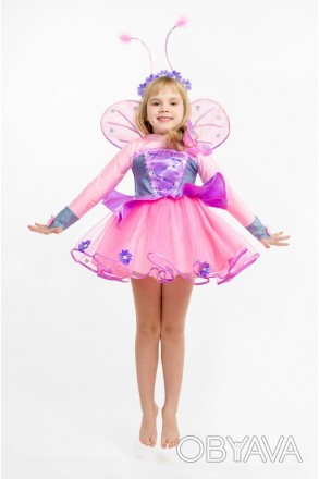 Карнавальний дитячий костюм метелик
Дитячий карнавальний костюм Метелик рожевий
. . фото 1