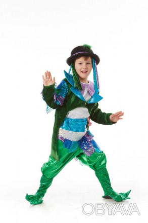 Детский карнавальный костюм Водяной.
В комплекте: головной убор,
Материал:атлас,. . фото 1