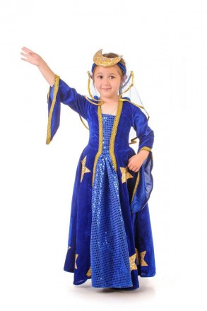 Детский карнавальный костюм Ночь.
В комплекте: головной убор, платье, подъюбник
. . фото 2