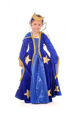 Детский карнавальный костюм Ночь.
В комплекте: головной убор, платье, подъюбник
. . фото 3
