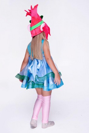 
Детский карнавальный костюм Тролль Розочка
В комплекте: головной убор, платье, . . фото 3