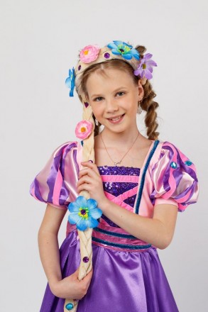 Детский карнавальный костюм Принцессы Рапунцель
В комплекте: головной убор, блуз. . фото 3