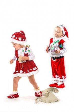 Карнавальний дитячий костюм Санта Крихітка
Дитячий карнавальний костюм Санта-хух. . фото 4