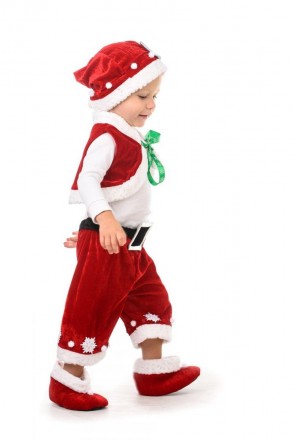 Карнавальний дитячий костюм Санта Крихітка
Дитячий карнавальний костюм Санта-хух. . фото 2