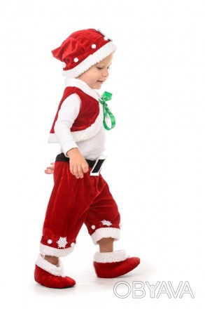 Карнавальний дитячий костюм Санта Крихітка
Дитячий карнавальний костюм Санта-хух. . фото 1
