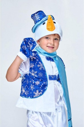  Детский новогодний костюм "Снеговик"
Детский карнавальный костюм Снеговика.В ко. . фото 7