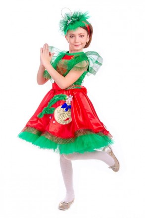 Детский карнавальный костюм Ёлочная игрушка для девочки.
В комплекте: головной у. . фото 2