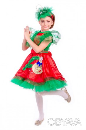 Детский карнавальный костюм Ёлочная игрушка для девочки.
В комплекте: головной у. . фото 1