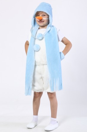  Детский новогодний костюм "Снеговик"
Основная ткань: искусственный мех;
Отделоч. . фото 5