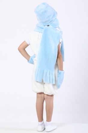  Дитячий новорічний костюм "Сніговик"
Основна тканина: штучне хутро;
Оздоблюваль. . фото 4