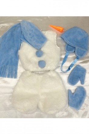 Дитячий новорічний костюм "Сніговик"
Основна тканина: штучне хутро;
Оздоблюваль. . фото 6