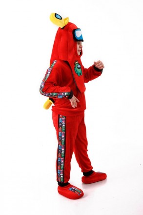 Маскарадный детский костюм
 Амонг Ас Красный 
В карнавальный костюм Амонг Ас вхо. . фото 2