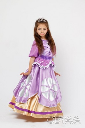 Детский карнавальный костюм Принцессы Рапунцель
В комплекте: головной убор, блуз. . фото 1
