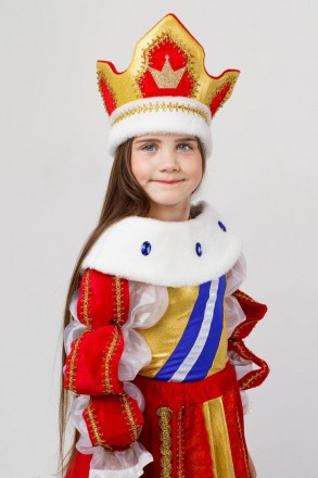 
	
	Детский карнавальный костюм королевы Элизабет.
	В комплекте: головной убор, . . фото 6