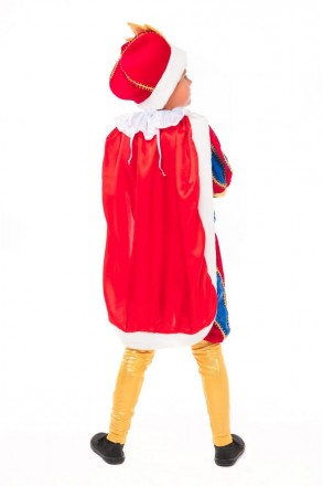 Детский карнавальный костюм Короля.
В комплект входит: головной убор, рубашка, в. . фото 3