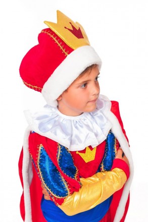 Детский карнавальный костюм Короля.
В комплект входит: головной убор, рубашка, в. . фото 6