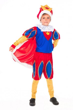 Детский карнавальный костюм Короля.
В комплект входит: головной убор, рубашка, в. . фото 2