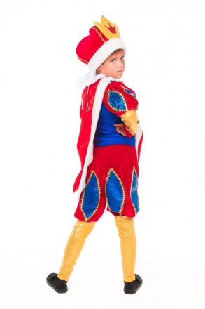 Детский карнавальный костюм Короля.
В комплект входит: головной убор, рубашка, в. . фото 4