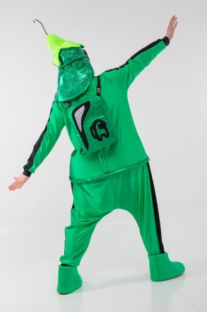 
Зелений AmongUs «Амонг Ас» карнавальний костюм для аніматорів
До складу карнава. . фото 4