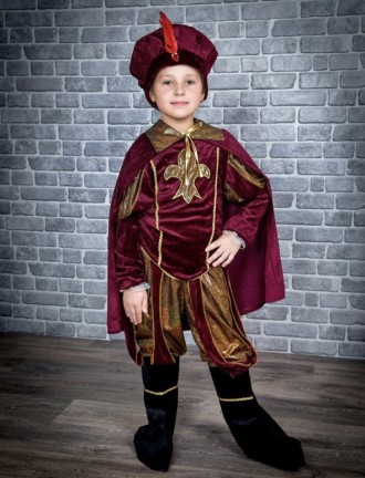  Детский карнавальный костюм "Принц"
Детский карнавальный костюм Принц. В компле. . фото 2