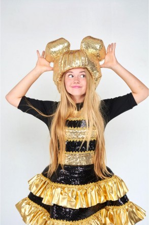 
Дорослий карнавальний костюм для аніматорів Лялька Лол Королева Бджілка
У компл. . фото 3