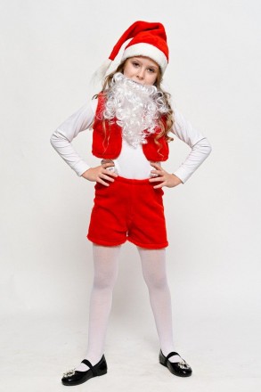 
Карнавальный костюм Гном Санта
В комплект входит: жилет, шорты, колпак, борода.. . фото 2