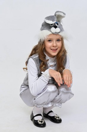 Детский карнавальный костюм "Зайка" серый
Детский карнавальный костюм Серый зайч. . фото 5