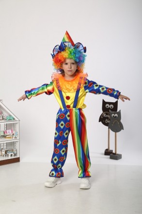 Детский карнавальный костюм Клоун.
Дитячий маскарадний костюм "Клоун"
 Костюм ск. . фото 4