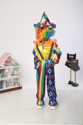 Детский карнавальный костюм Клоун.
Дитячий маскарадний костюм "Клоун"
 Костюм ск. . фото 6