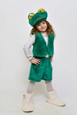 Дитячий карнавальний костюм "Жабеня"
Дитячий карнавальний костюм жаби.
У комплек. . фото 2
