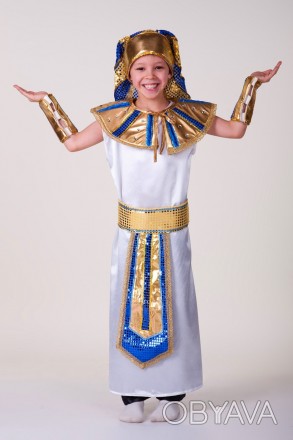 Детский карнавальный костюм египетского фараона.
В комплекте: головной убор, тун. . фото 1