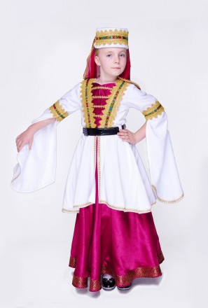 Детский карнавальный костюм Грузинки для девочки.
В комплекте: головной убор, ка. . фото 3
