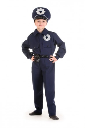 Дитячий карнавальний костюм Поліцейський
У комплекті: головний убір, куртка, шта. . фото 2
