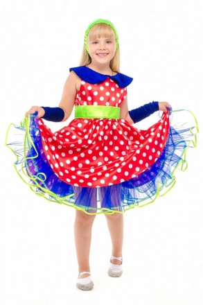 Детский карнавальный костюм "Стиляга девочка", "Ретро платье".
В комплекте: Плат. . фото 2