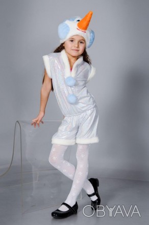  Детский новогодний костюм "Снеговик"
Детский карнавальный костюм Снеговик. В ко. . фото 1