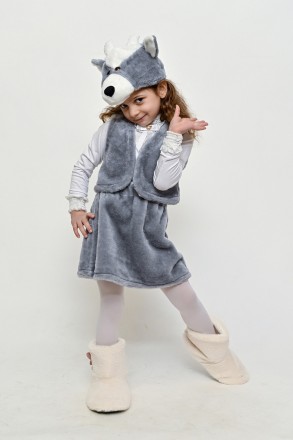 Дитячий новорічний костюм "Козочка" для дівчинки
Карнавальний костюм Козлик. У к. . фото 3