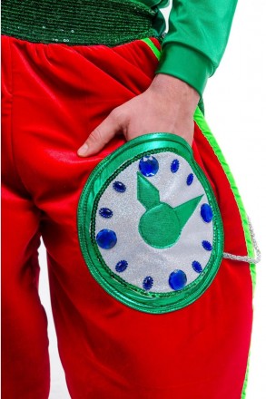 
В карнавальный костюм Рождественского эльфа входит:
	Кофта
	Головной убор
	Обув. . фото 7