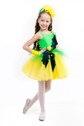 Дитячий карнавальний костюм Кульбаби для дівчинки.
У комплекті карнавального кос. . фото 4