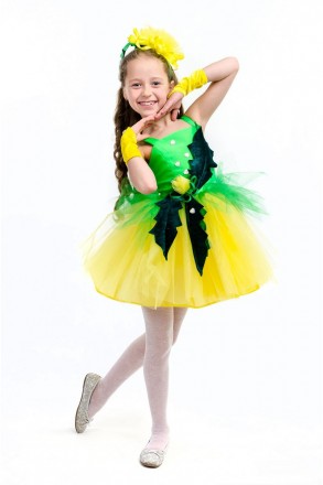 Детский карнавальный костюм Одуванчика для девочки.
В комплекте карнавального ко. . фото 5