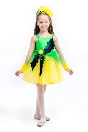 Детский карнавальный костюм Одуванчика для девочки.
В комплекте карнавального ко. . фото 2