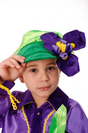 
Дитячий карнавальний костюм квітка ірис
У карнавальний костюм входять:
	Кепка
	. . фото 6